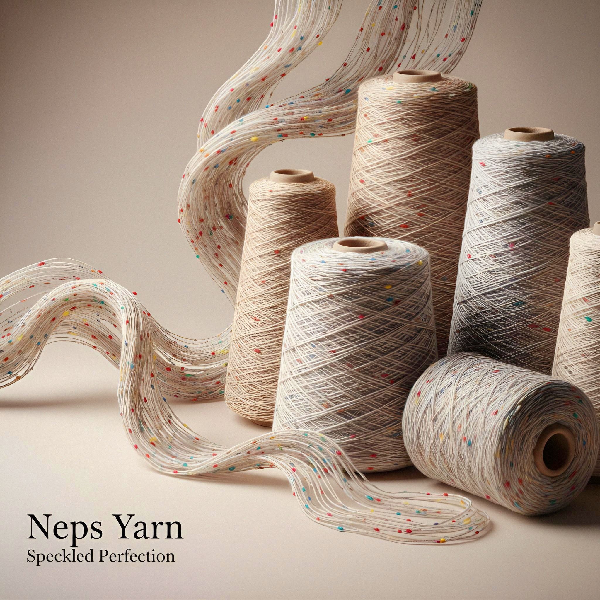 Neps Yarn - Dotted Effect