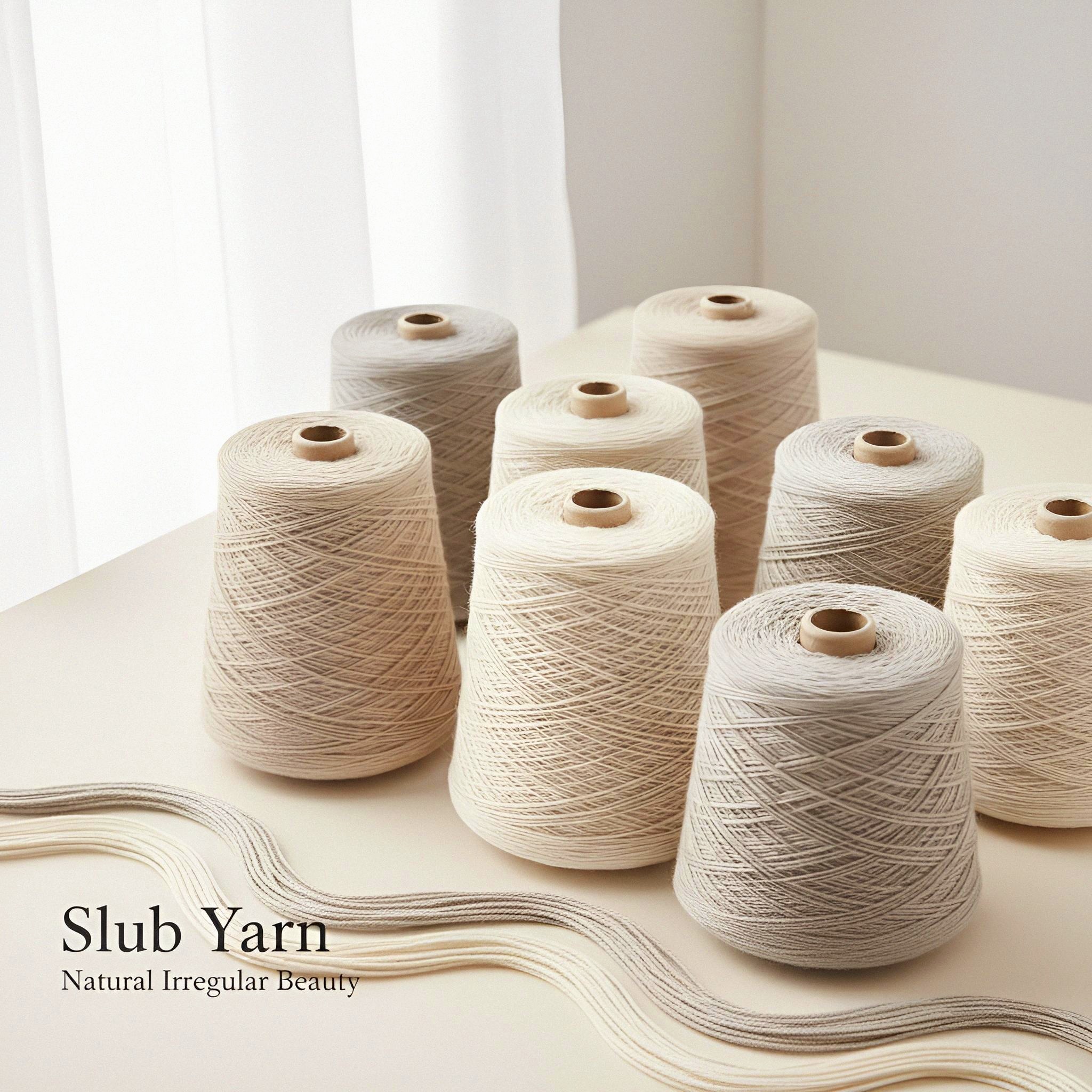 Slub Yarn - Natural Texture